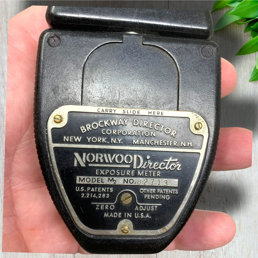 Vintage Norwood Director M2 Exposure Meter Brockway Light Meter USA Photography